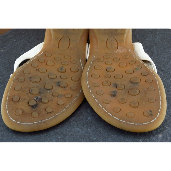 Born concept Size 9 M Off White Flip Flop‎ Synthetic Women Sandal Shoes c76701 - Picture 8 of 8